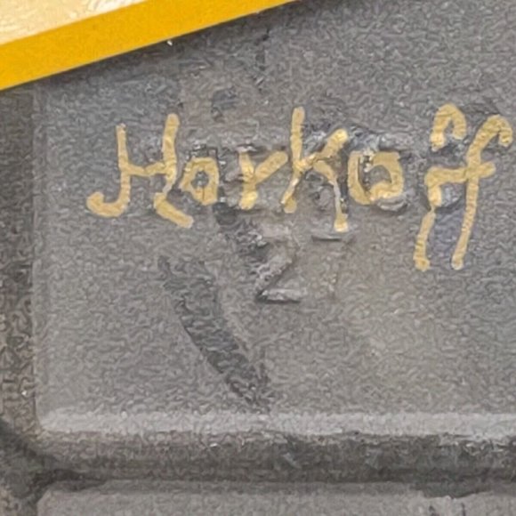 Handcrafted Art Pottery Clay Polar Bear Cubs Tile 6x6 Textured Manitoba Museum - Picture 7 of 8